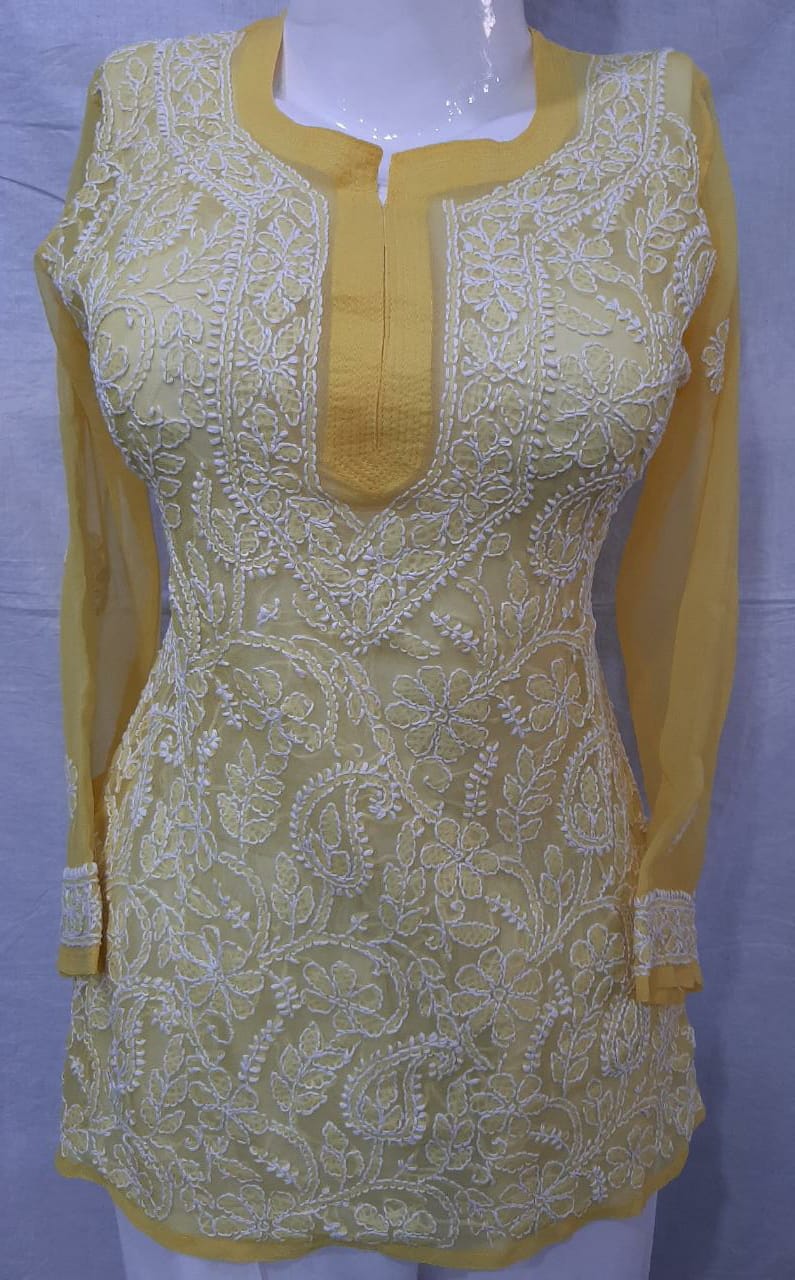Short Georgette Kurti