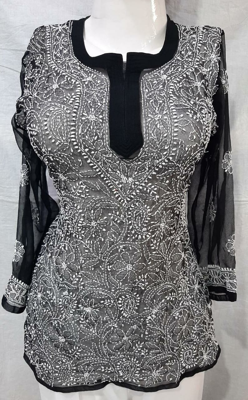 Short Georgette Kurti