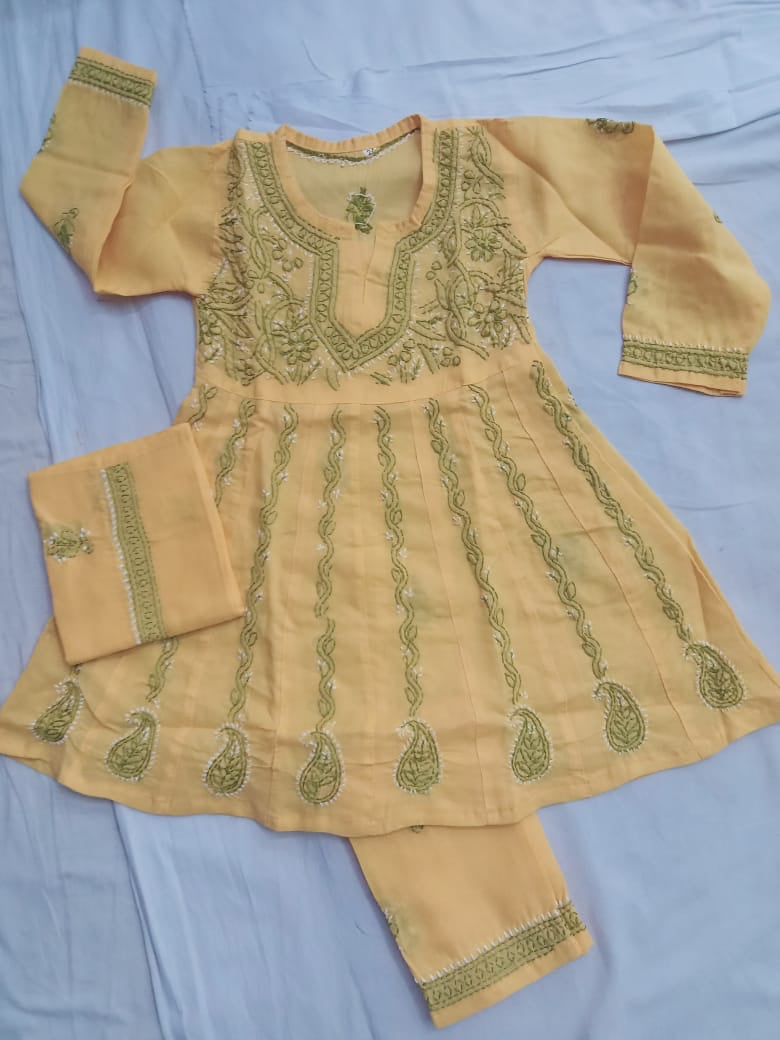 Girls Anarkali Suit Set