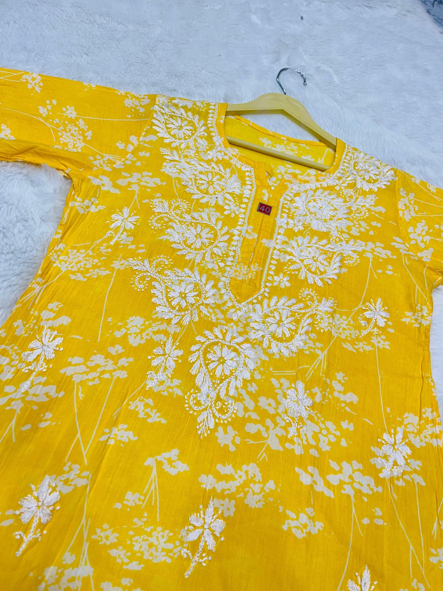 Mul Mul Cotton Kurti