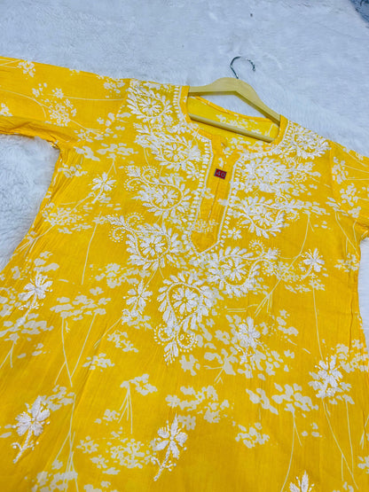 Mul Mul Cotton Kurti