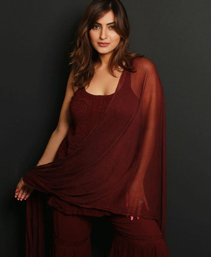 Noora Garara Set With Dupatta