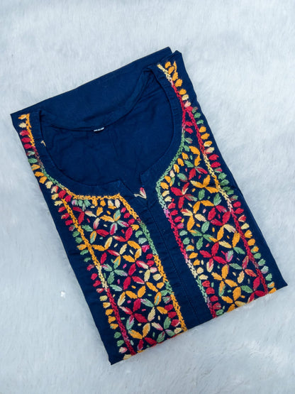 Multi Work Cotton Kurti