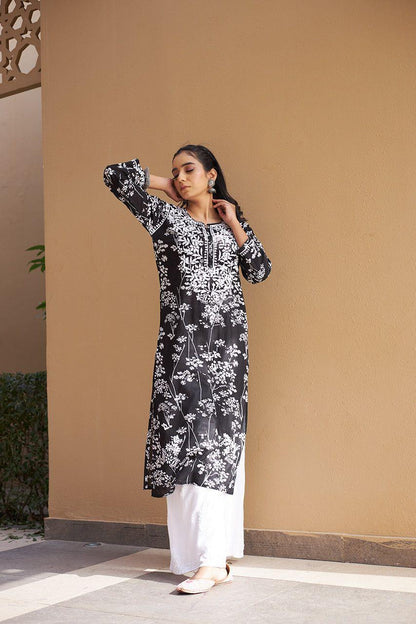 Mul Mul Kurti With Pant