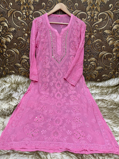 Ring Mukaish Heavy Kurti