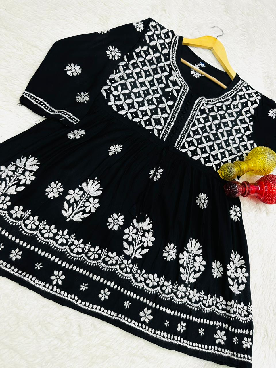 Rayon Short Gown