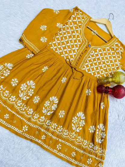 Rayon Short Gown