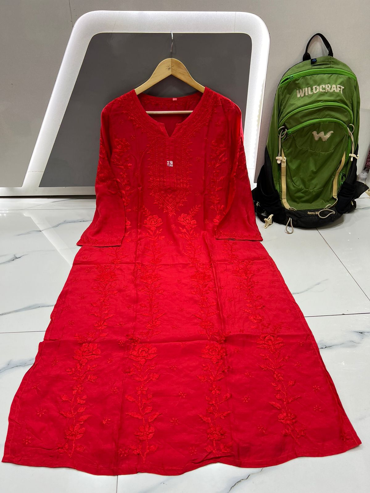 Muslin 3D Dye Kurti