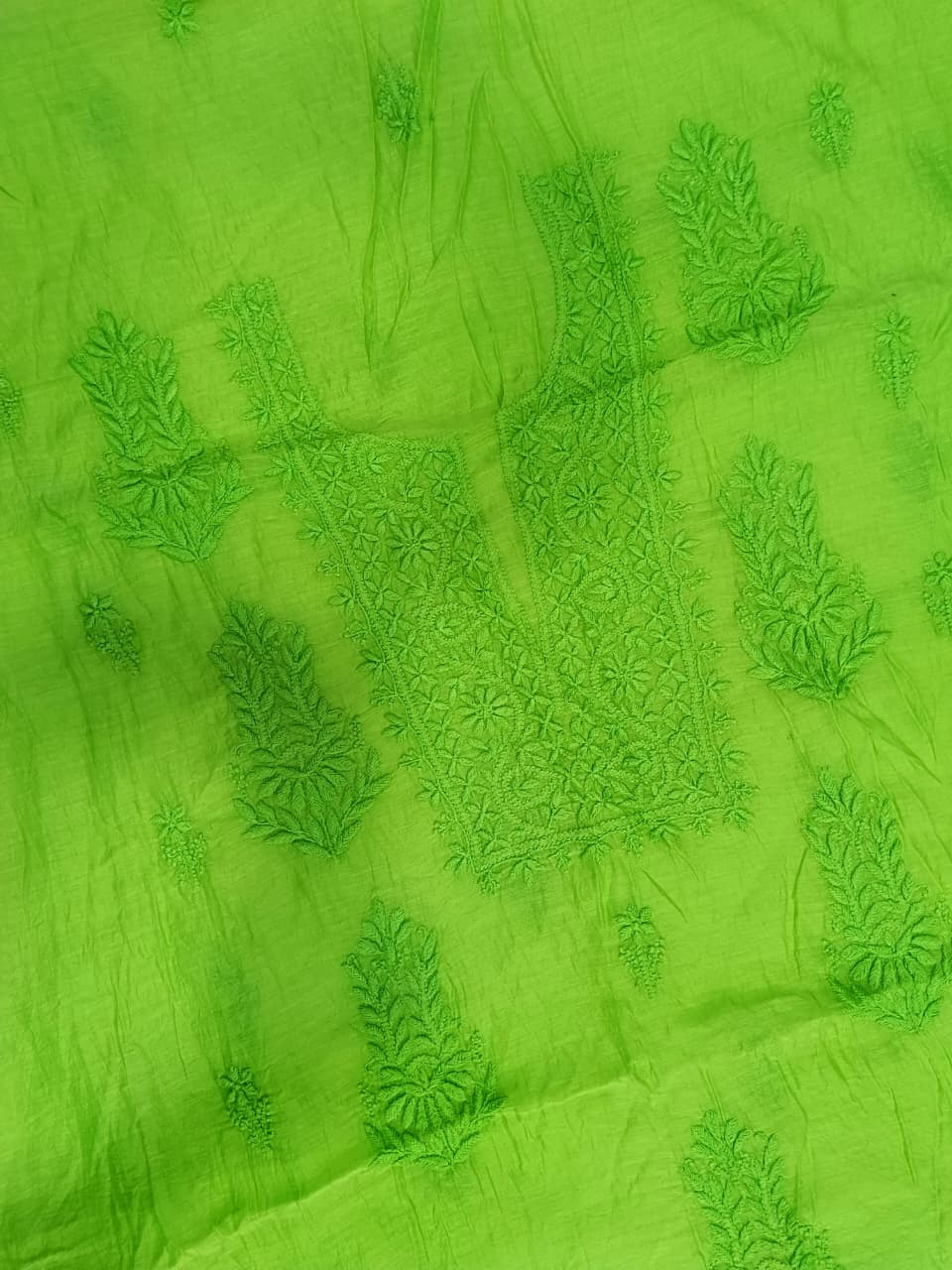 Mul Chanderi kurti Dupatta sets