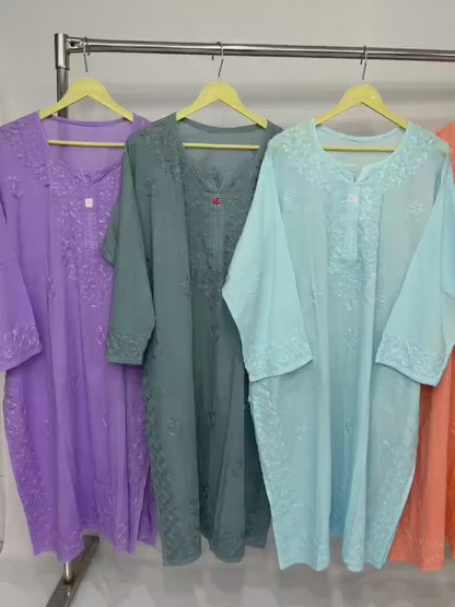 Plus size cotton kurta