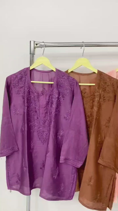 Chanderi Short kurta
