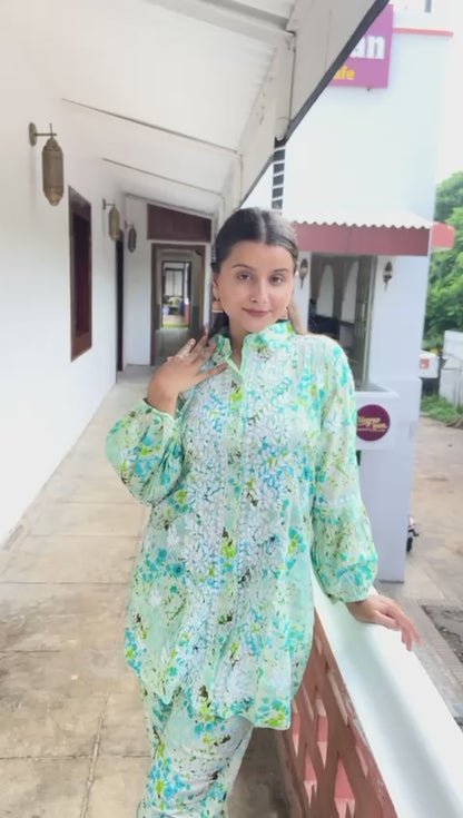 Printed mal co-ord set