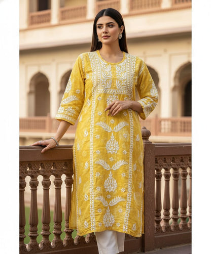 Muslin designer kurti