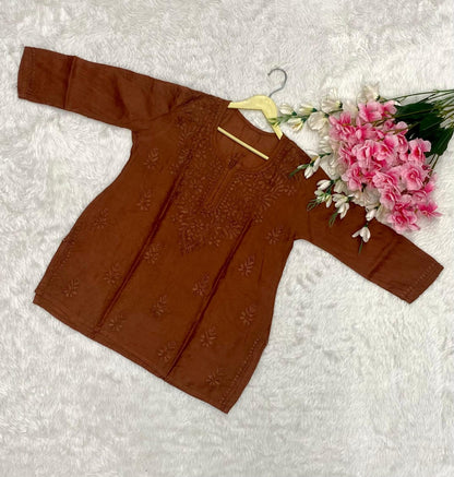 Chanderi Short kurta