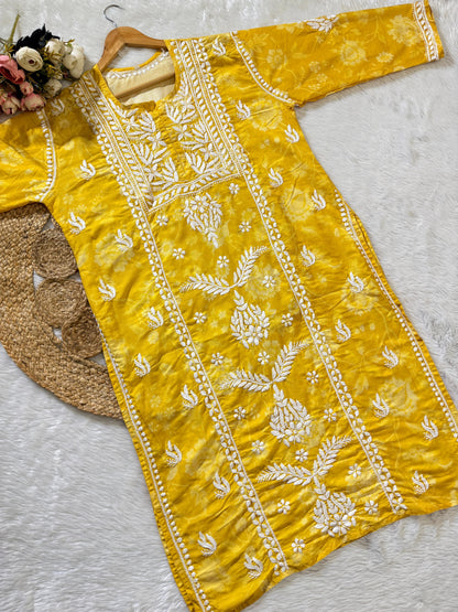 Muslin designer kurti