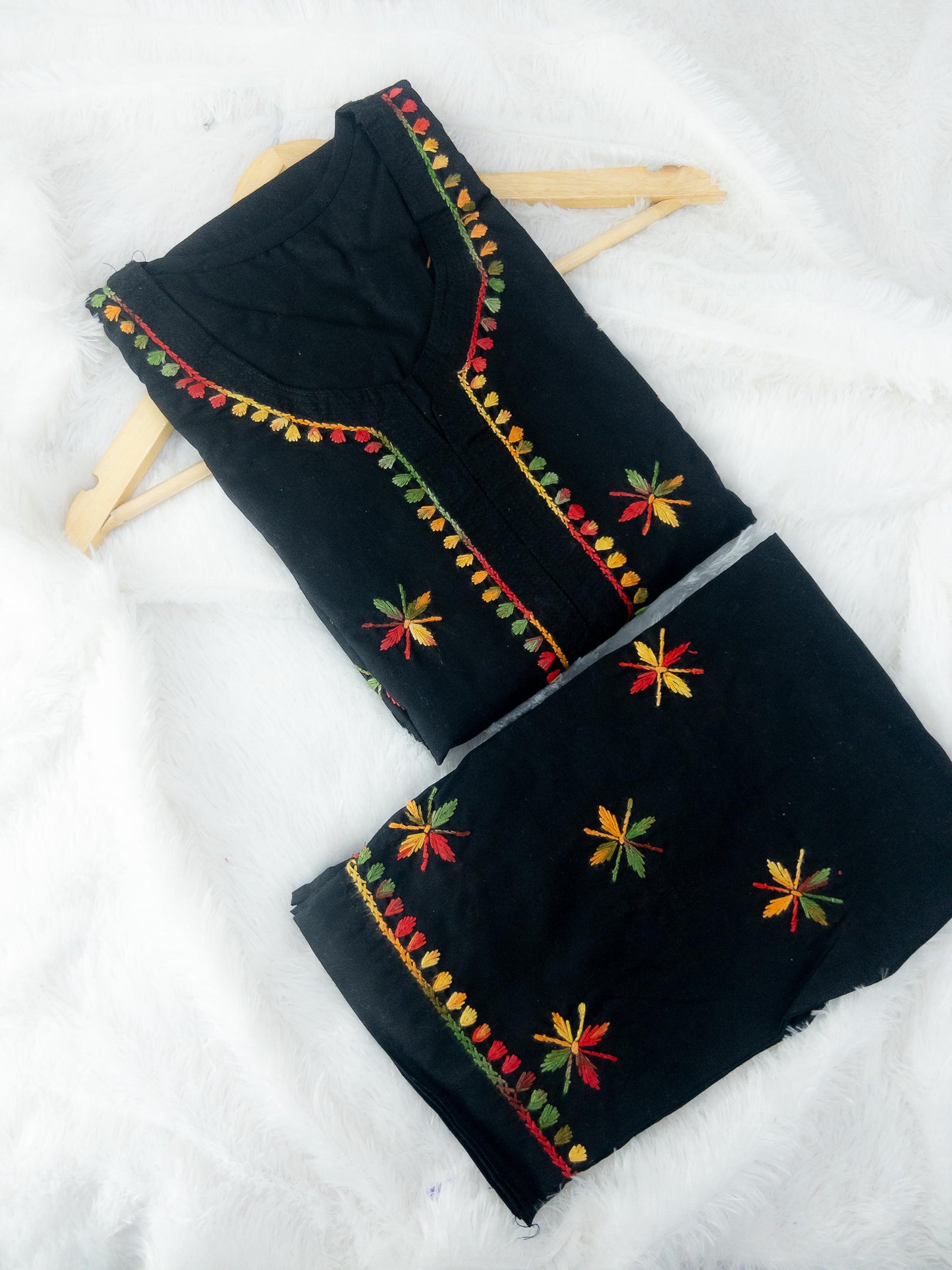 Voil cotton 2pc kurta and palazzo set