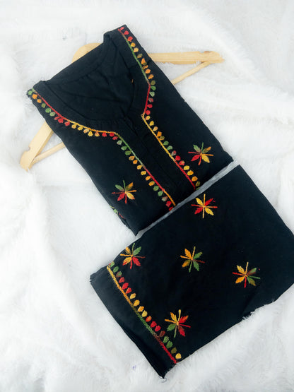 Voil cotton 2pc kurta and palazzo set