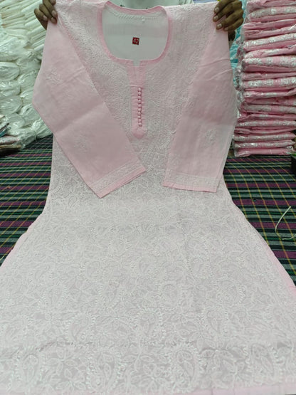 Cotton Front Jaal Kurti