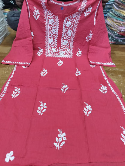 Plus size cotton kurta