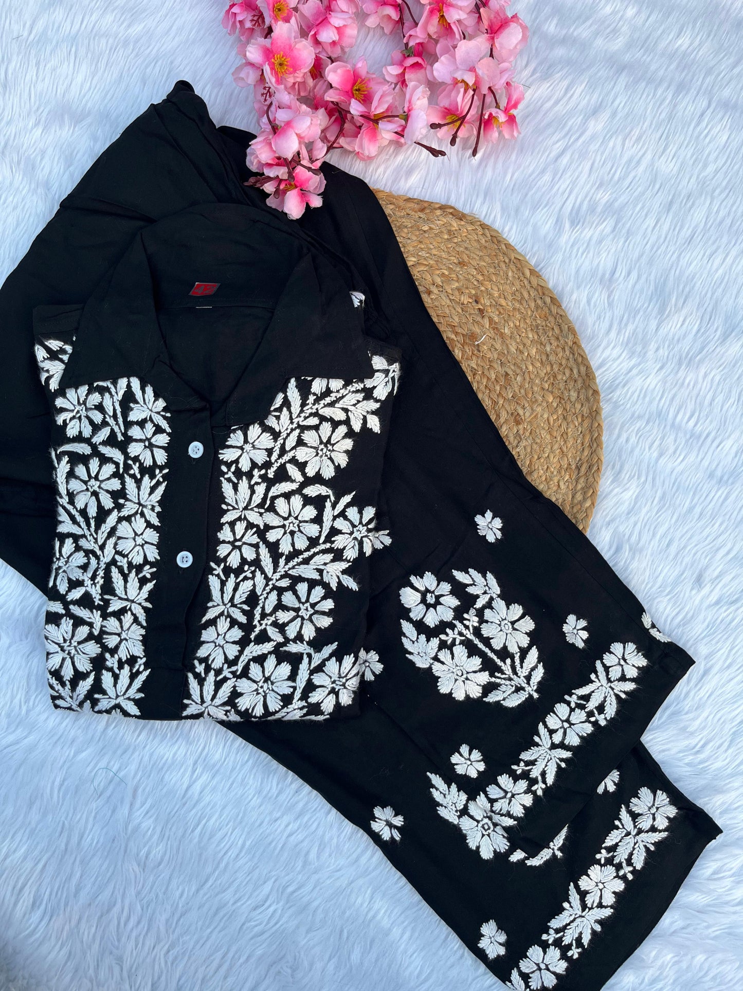 Rayon shirt co-ord set