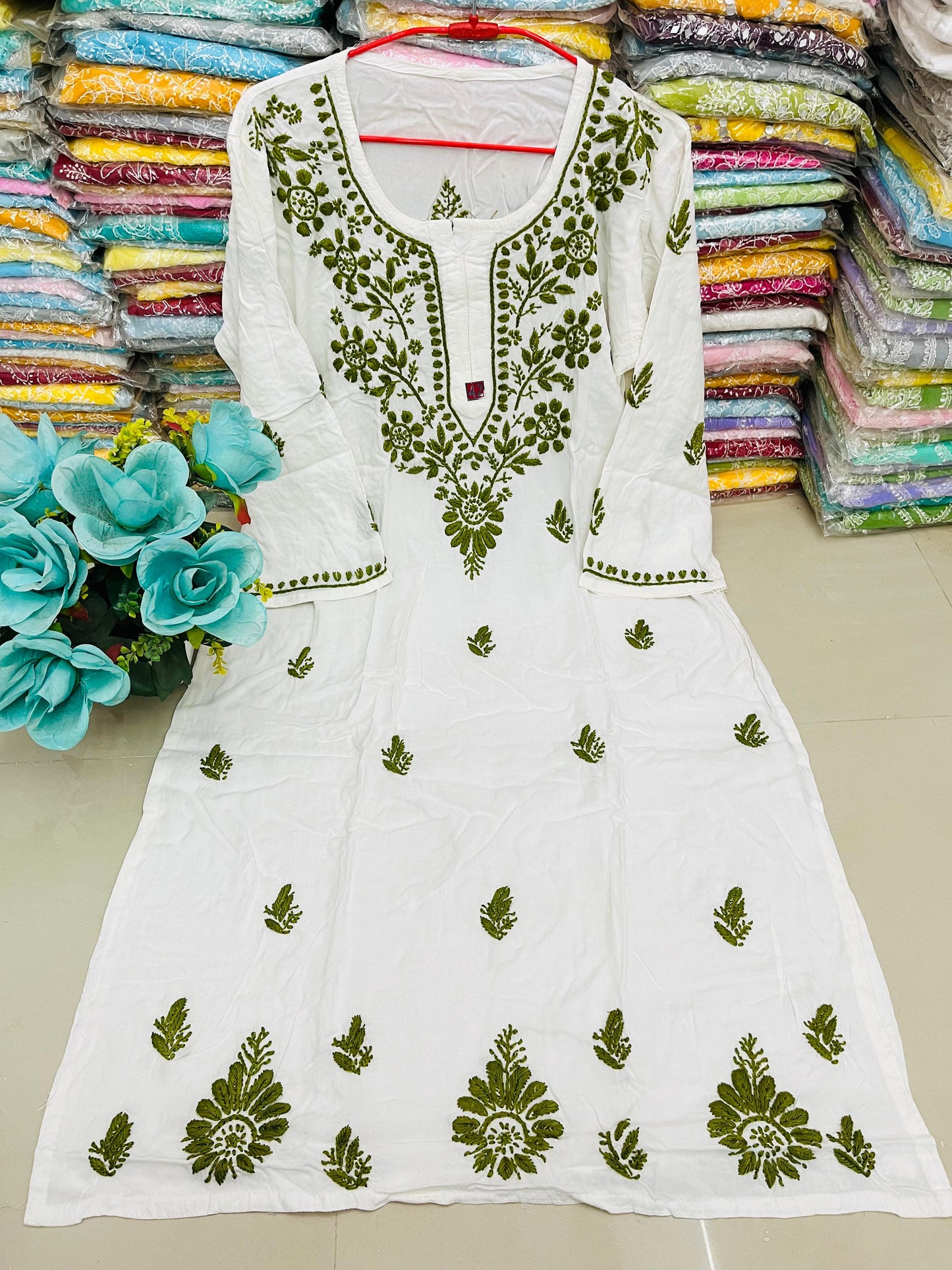 Rayon dual thread kurti