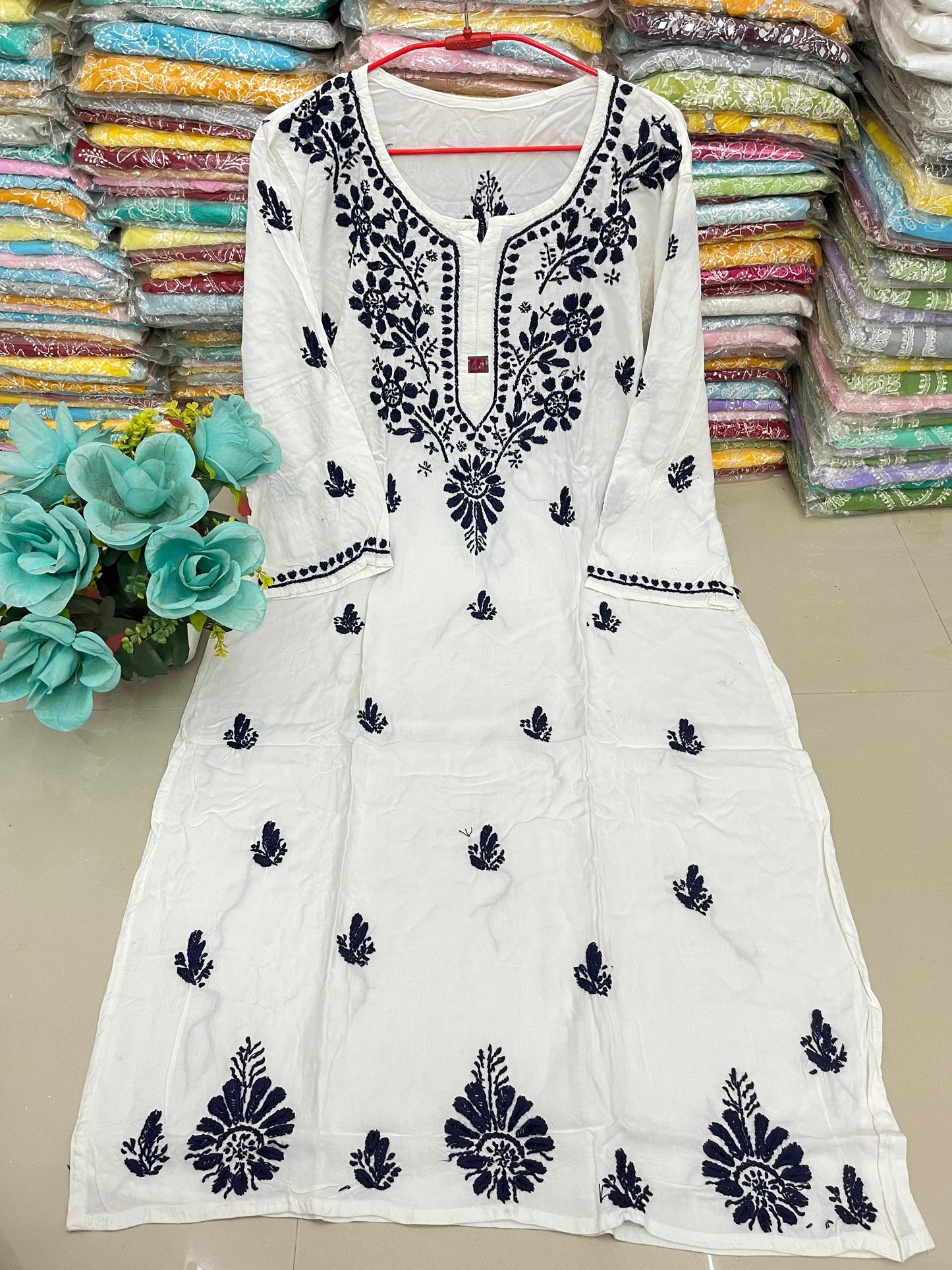 Rayon dual thread kurti