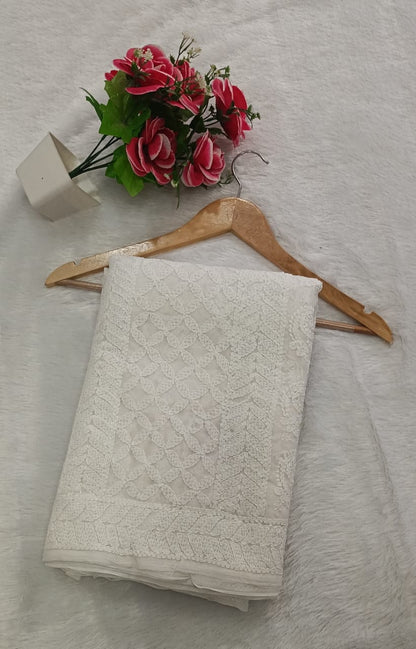 Georgette saree skirt jaal