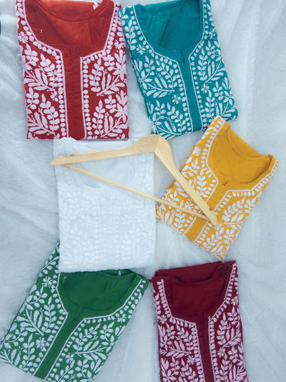 Voil cotton kurtas