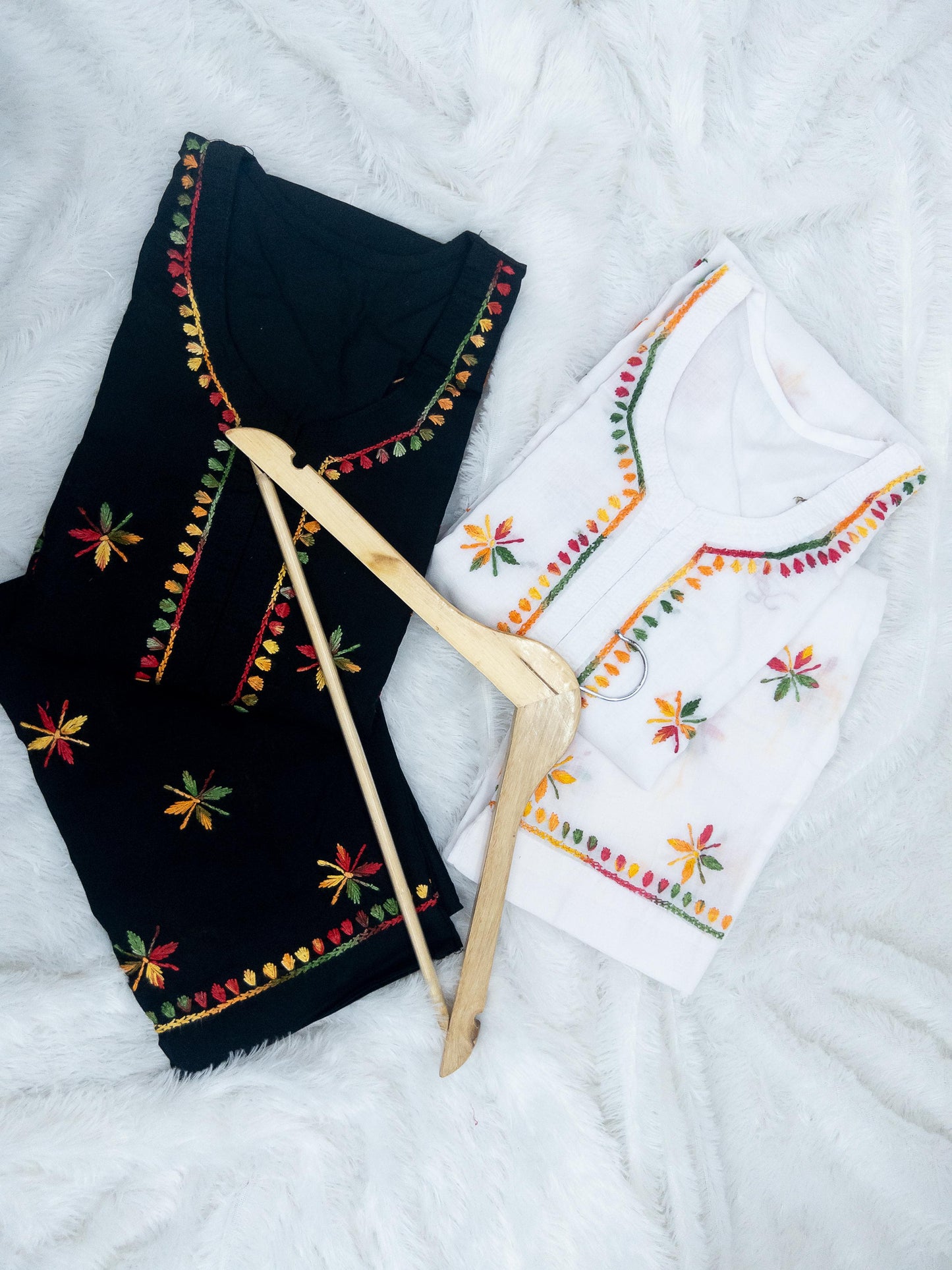 Voil cotton 2pc kurta and palazzo set