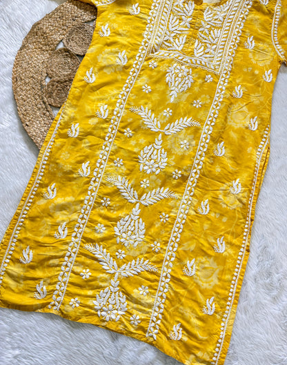 Muslin designer kurti