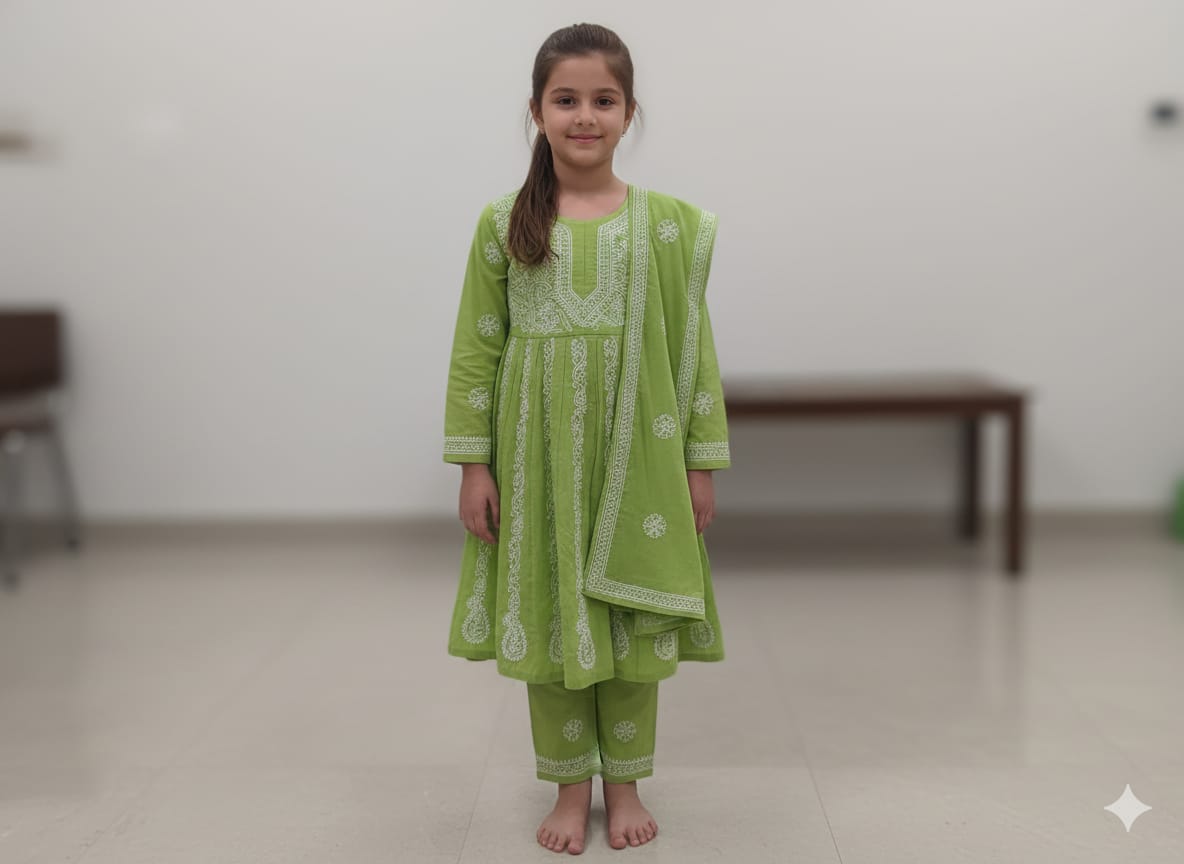 Girls Anarkali 3pc suit