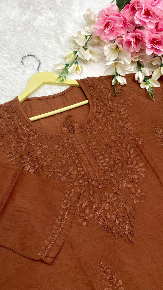Chanderi Short kurta