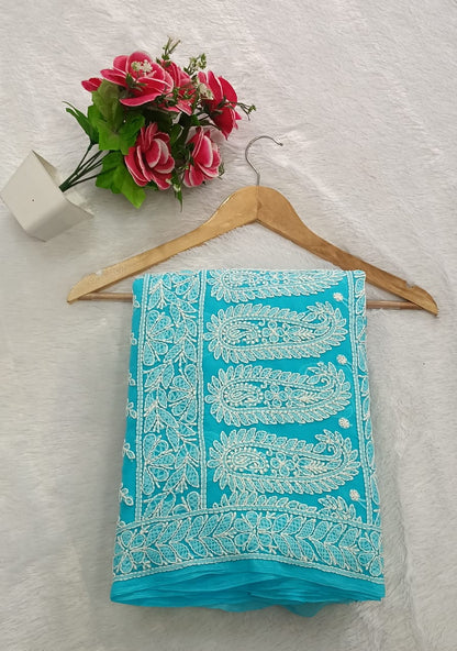 Georgette saree skirt jaal