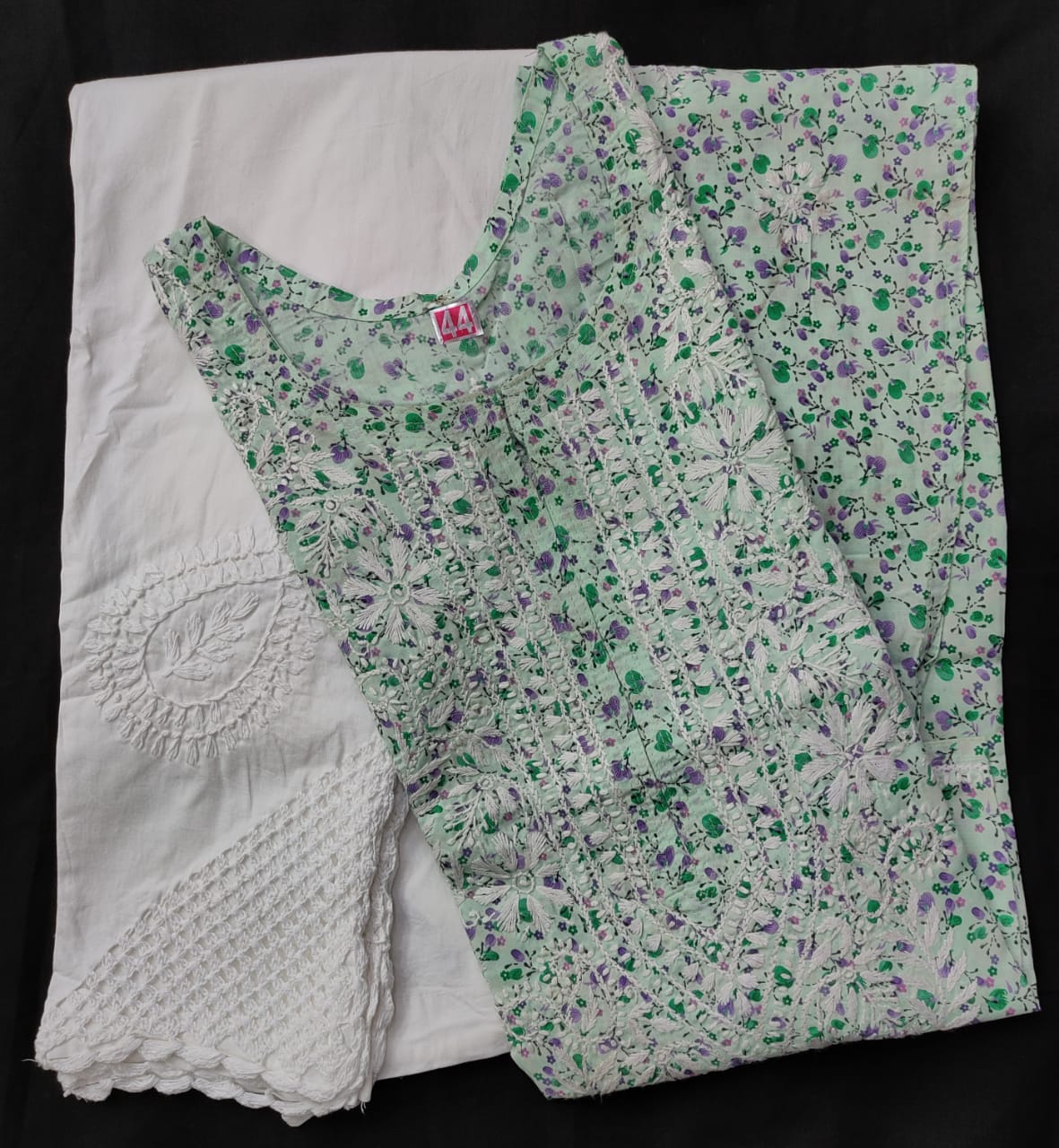 Mul Cotton Kurti With Pants