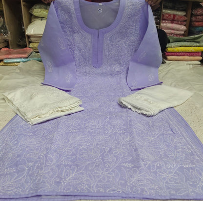 Cotton Front Jaal 3pc Set