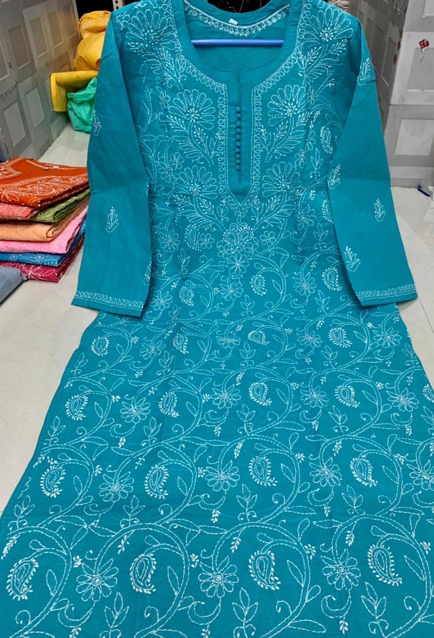 Front Jaal Tery Rubia Kurti