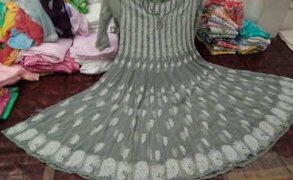 Georgette 56 kali Anarkali