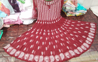 Georgette 56 kali Anarkali