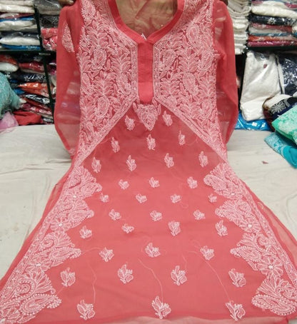 Georgette Yog Kurti