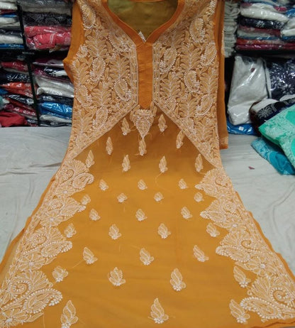 Georgette Yog Kurti