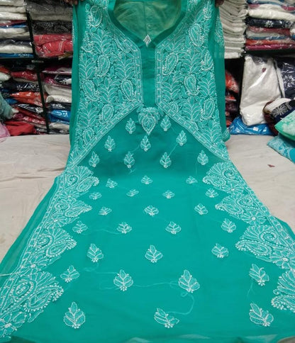 Georgette Yog Kurti