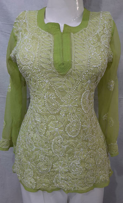 Georgette Short Kurti