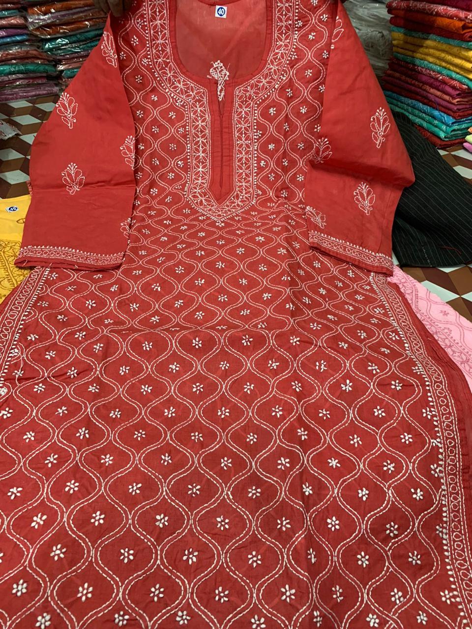 Tery Rubia Fabric Kurta