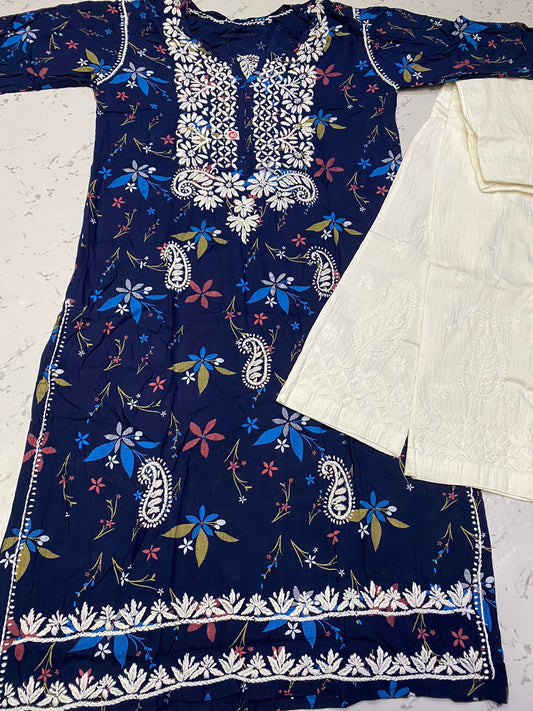Mul Mul Printed Kurti