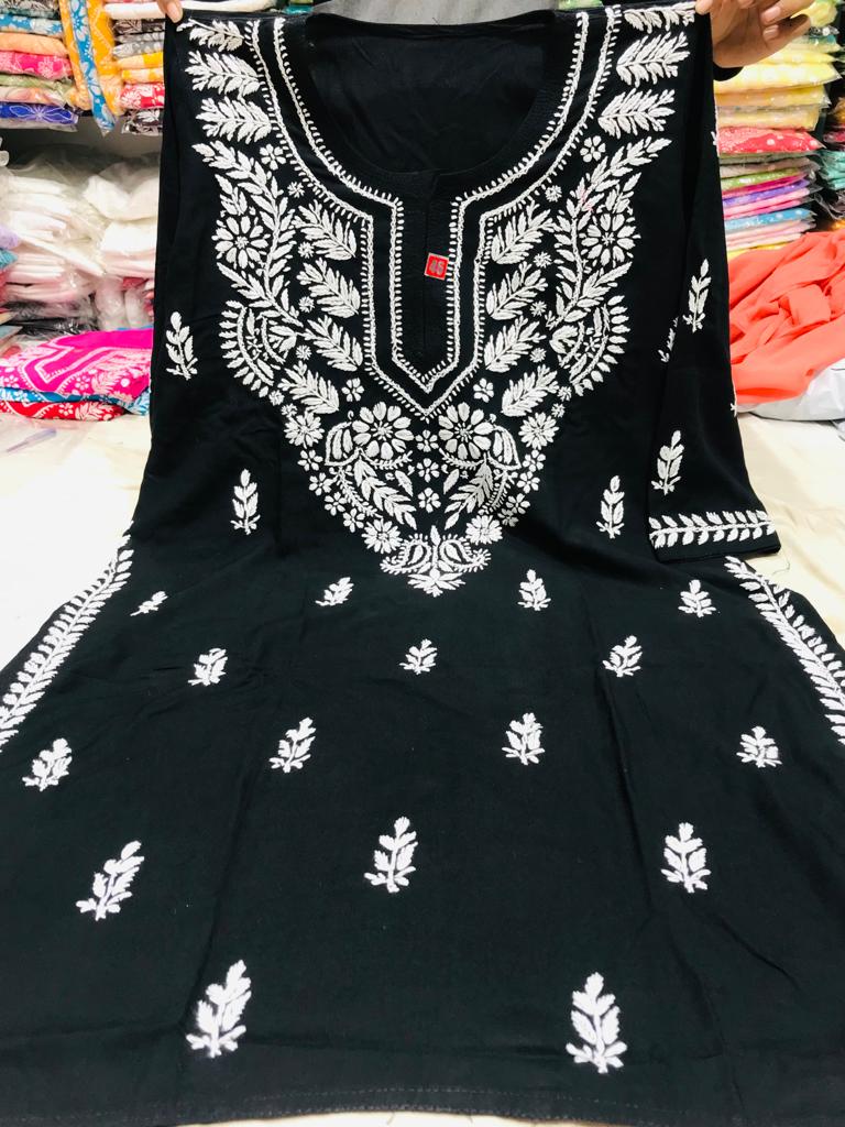 Rayon Gala Booti Kurti