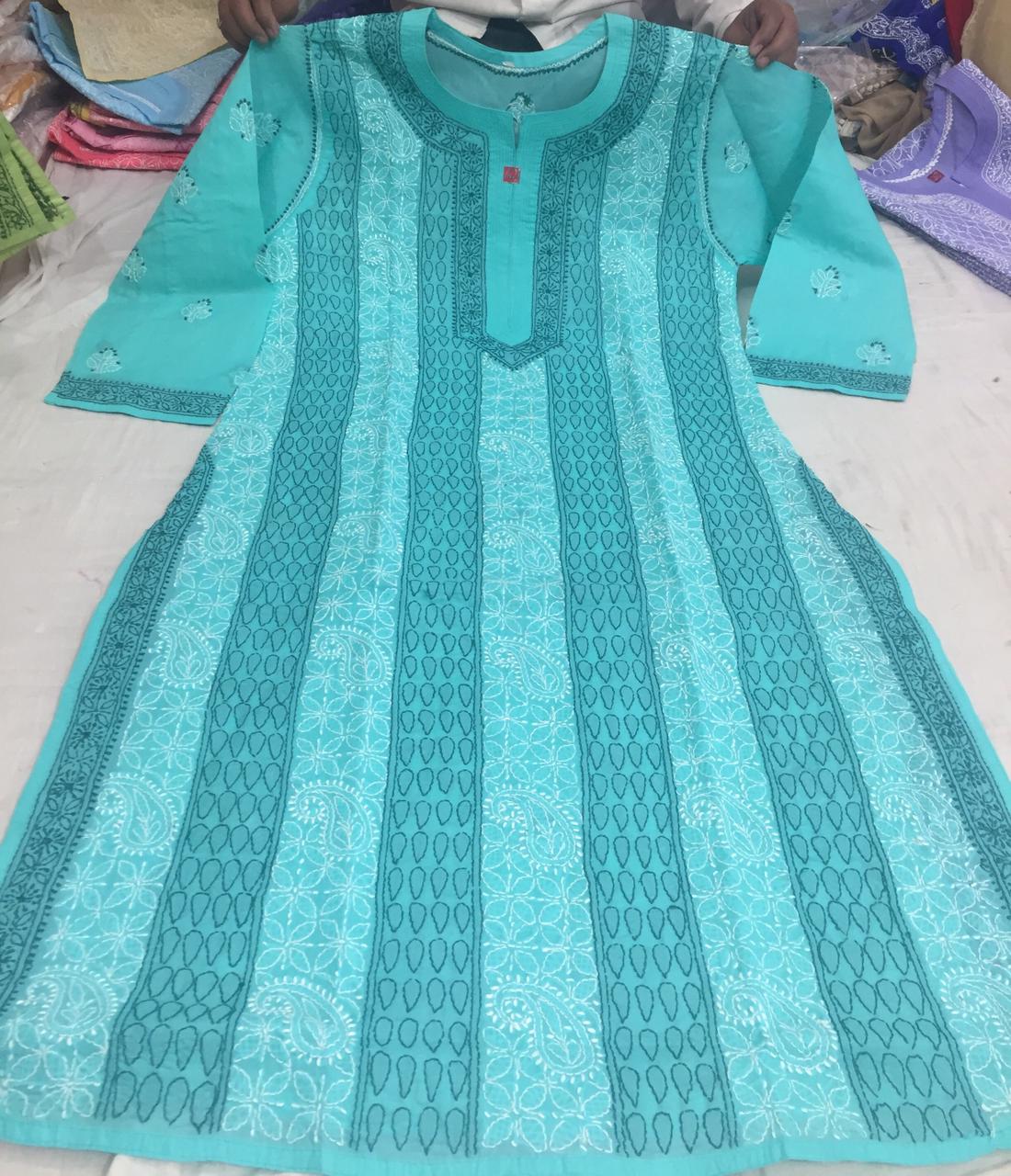 Cotton Front Jaal Kurti