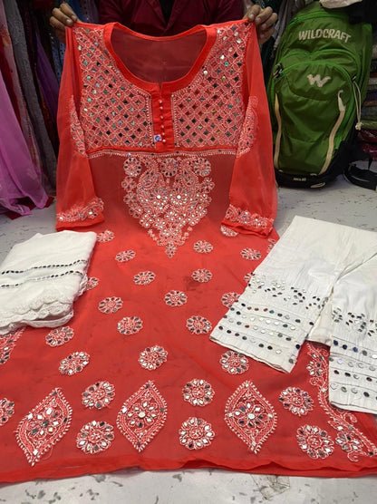 Georgette Mirror 3pc Set