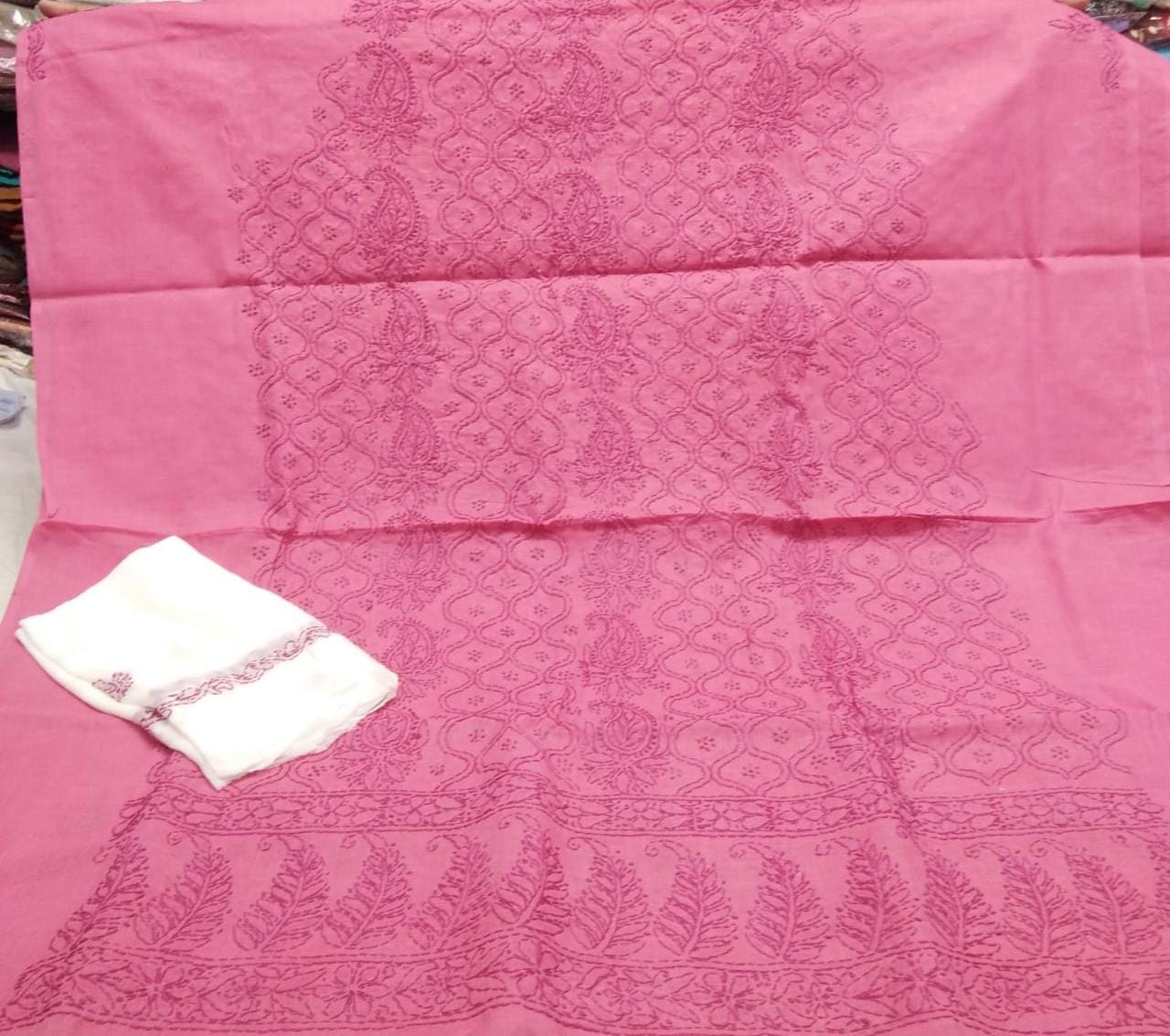 Unstitched 3pc Cotton Suit