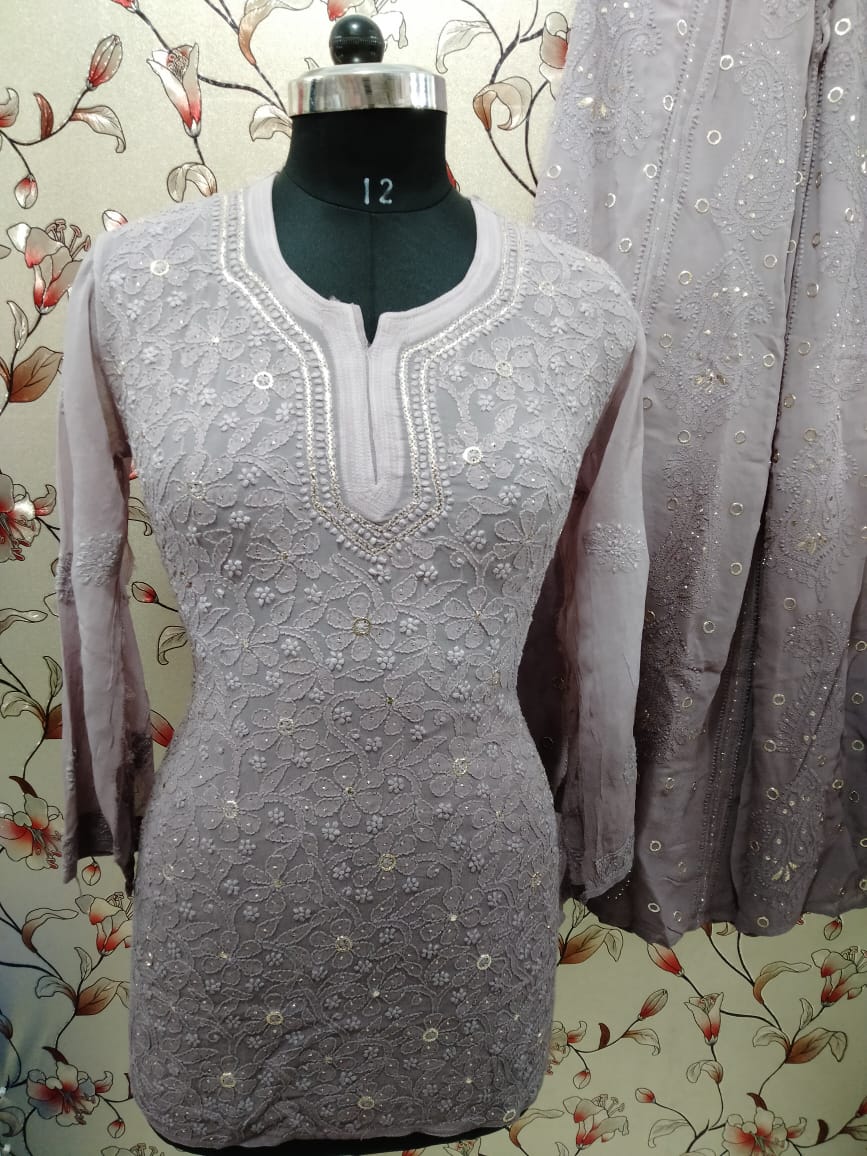 Short Kurti With Sharara
