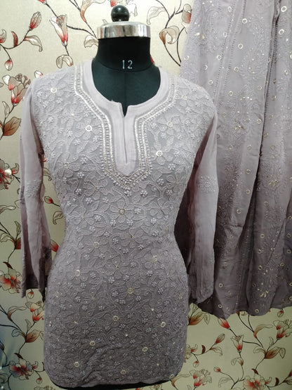 Short Kurti With Sharara